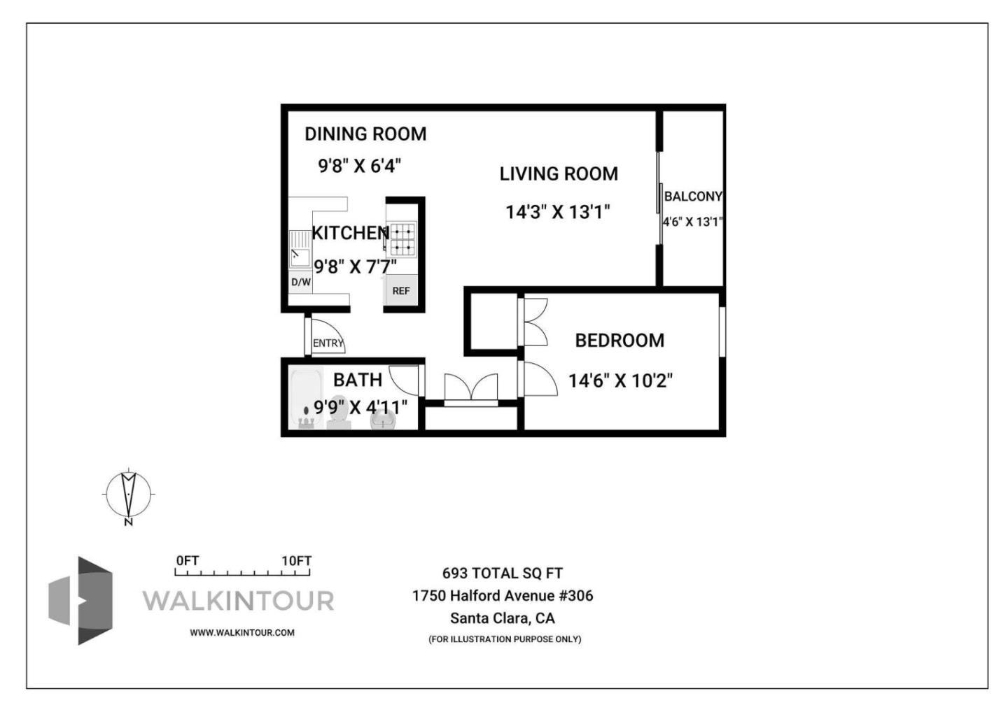 Detail Gallery Image 31 of 31 For 1750 Halford Ave #306,  Santa Clara,  CA 95051 - 1 Beds | 1 Baths