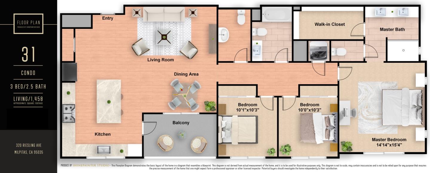 Detail Gallery Image 31 of 41 For 320 Riesling Ave #31,  Milpitas,  CA 95035 - 3 Beds | 2/1 Baths