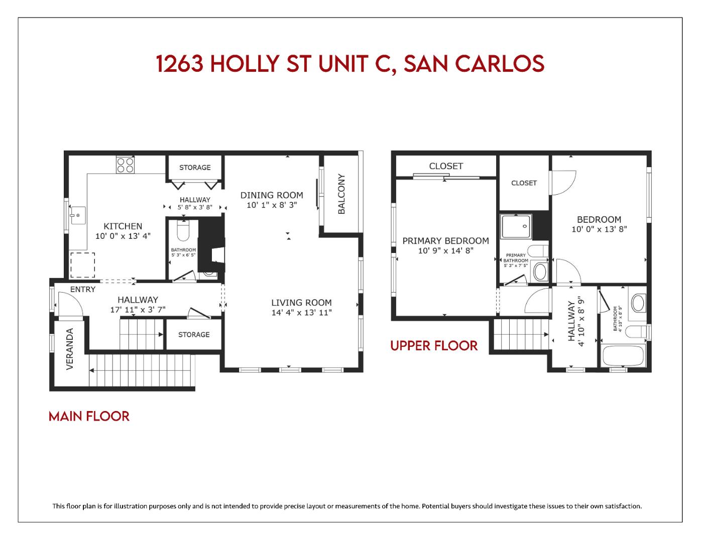 Detail Gallery Image 45 of 54 For 1263 Holly St #C,  San Carlos,  CA 94070 - 2 Beds | 2/1 Baths