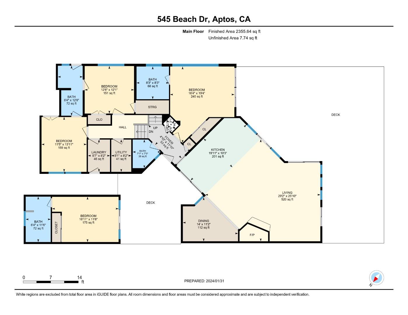 Detail Gallery Image 51 of 54 For 545 Beach Dr, Aptos,  CA 95003 - 5 Beds | 4/1 Baths