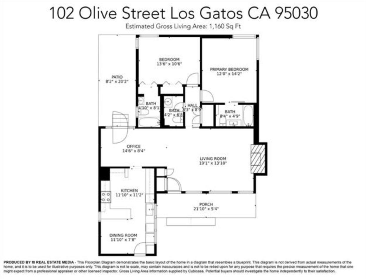 Detail Gallery Image 28 of 28 For 102 Olive St, Los Gatos,  CA 95030 - 2 Beds | 2/1 Baths