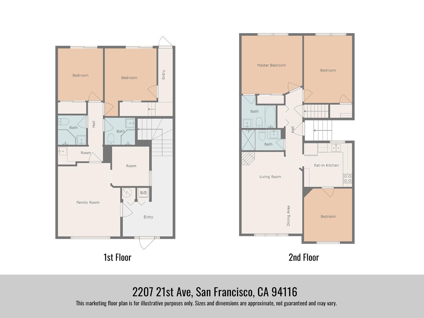 Detail Gallery Image 40 of 51 For 2207 21st Ave, San Francisco,  CA 94116 - – Beds | – Baths