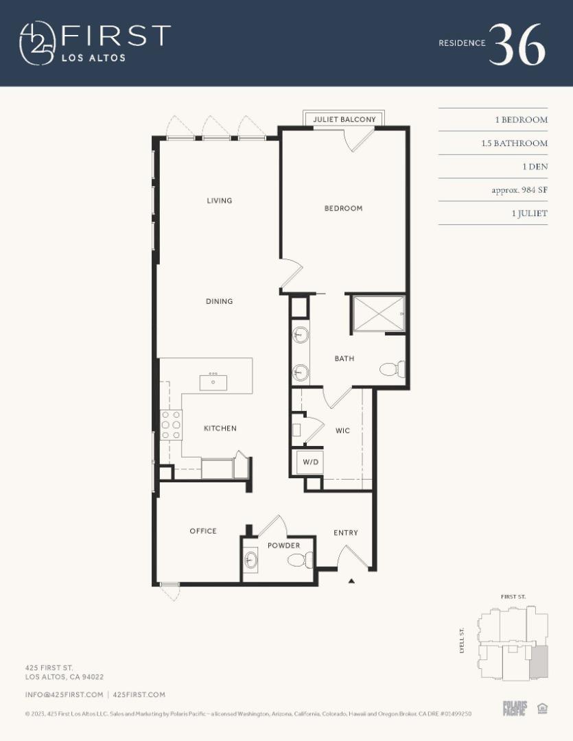 425 First Street # 36, Los Altos, California 94022, 1 Bedroom Bedrooms, ,1 BathroomBathrooms,Residential,For Sale,425 First Street # 36,ML81981686