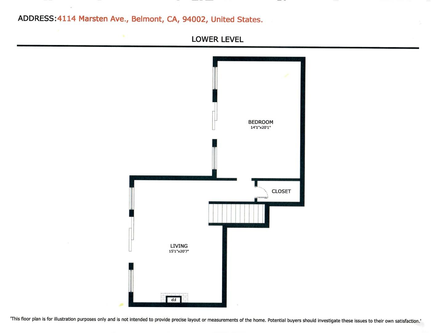 Detail Gallery Image 15 of 54 For 4114 Marsten Ave, Belmont,  CA 94002 - 3 Beds | 2/1 Baths