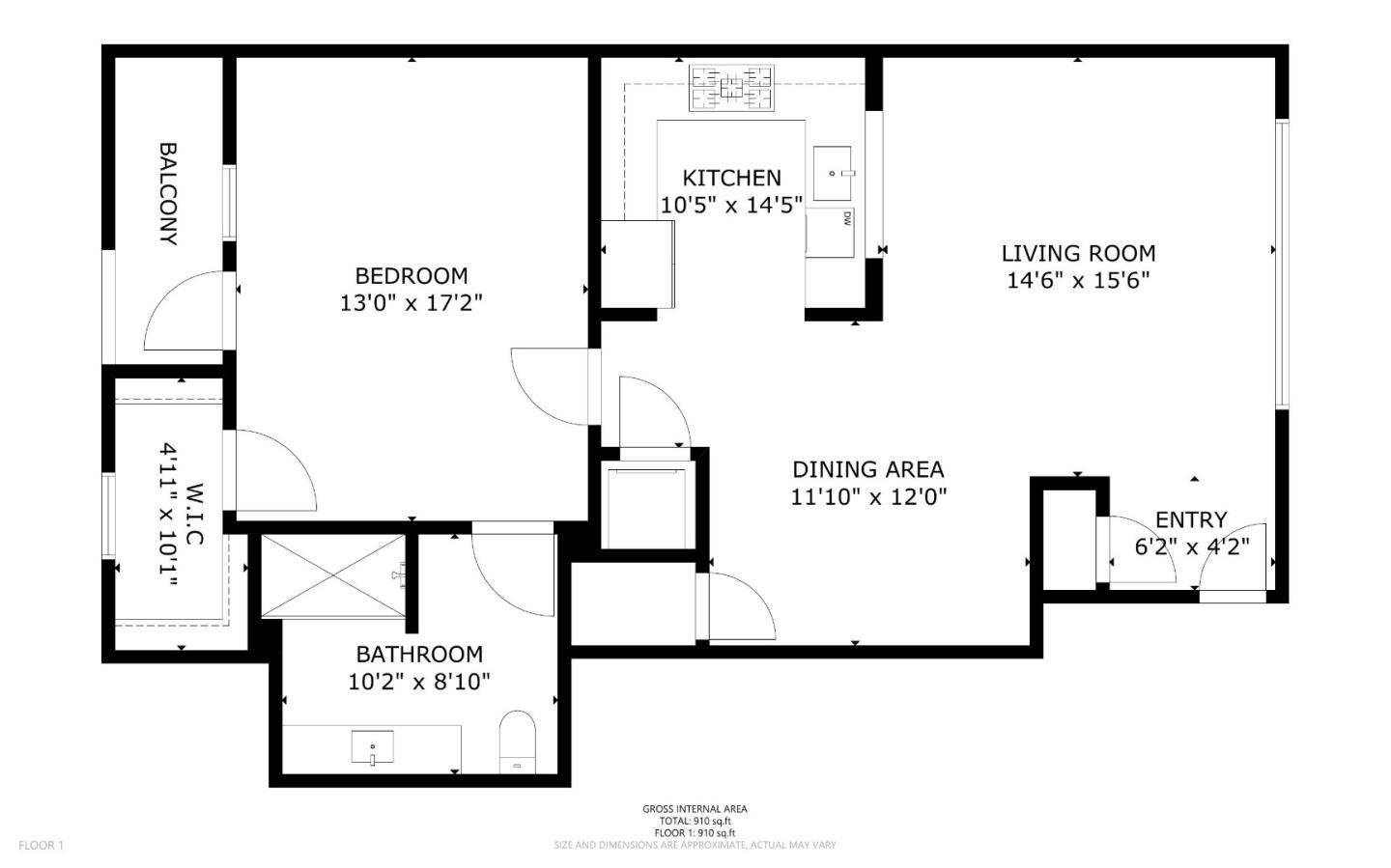 Detail Gallery Image 34 of 34 For 2585 El Camino Real Apt 401,  Santa Clara,  CA 95051 - 1 Beds | 1 Baths