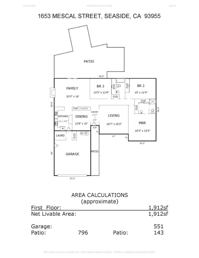 Detail Gallery Image 27 of 27 For 1653 Mescal Street St, Seaside,  CA 93955 - 3 Beds | 2 Baths