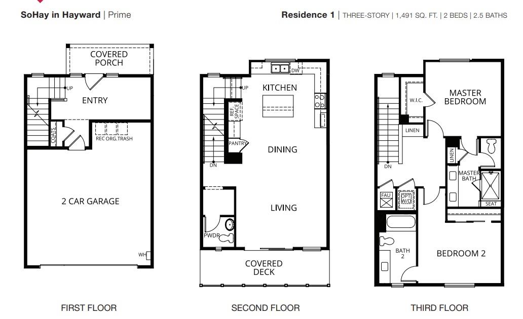 Detail Gallery Image 3 of 7 For 114 Cue Way #391,  Hayward,  CA 94544 - 2 Beds | 2/1 Baths