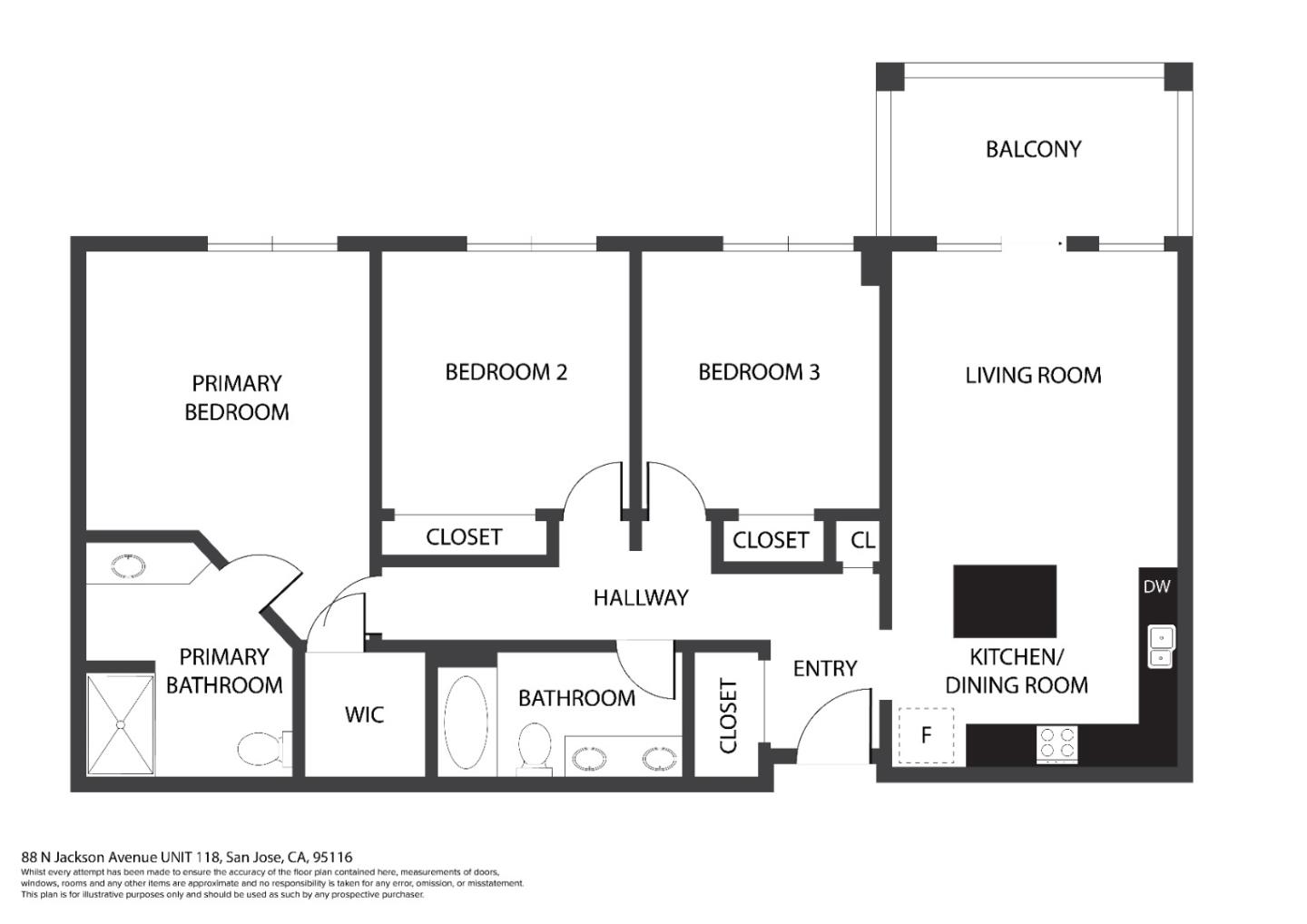 Detail Gallery Image 27 of 27 For 88 N Jackson Ave #118,  San Jose,  CA 95116 - 3 Beds | 2 Baths