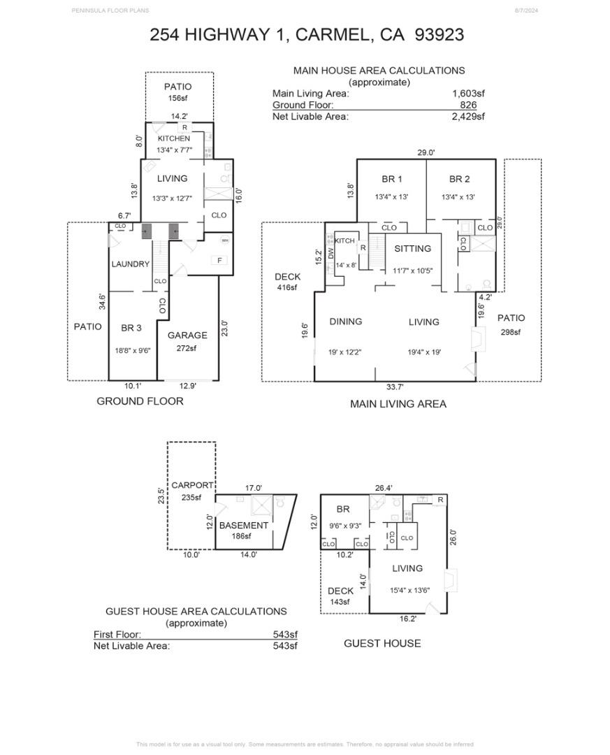 Detail Gallery Image 21 of 21 For 245 Highway 1, Carmel,  CA 93923 - 4 Beds | 3/1 Baths