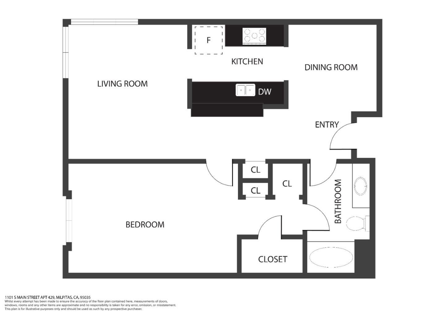 Detail Gallery Image 33 of 33 For 1101 S Main St #429,  Milpitas,  CA 95035 - 1 Beds | 1 Baths