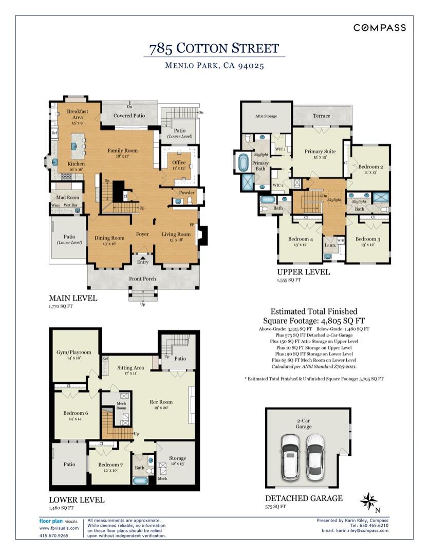 Detail Gallery Image 45 of 45 For 785 Cotton St, Menlo Park,  CA 94025 - 6 Beds | 4/1 Baths