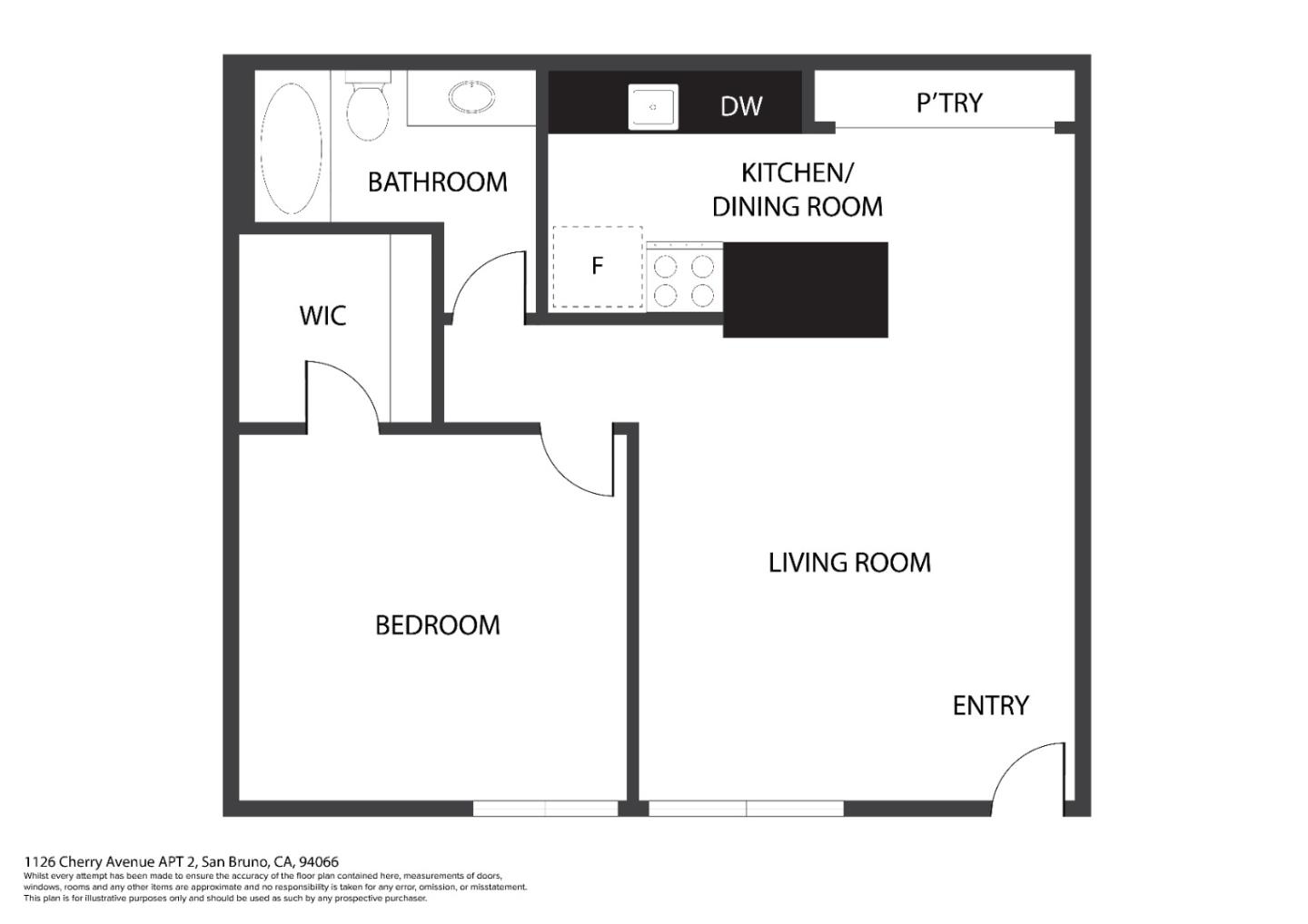 Detail Gallery Image 45 of 45 For 1126 Cherry Ave #2,  San Bruno,  CA 94066 - 1 Beds | 1 Baths