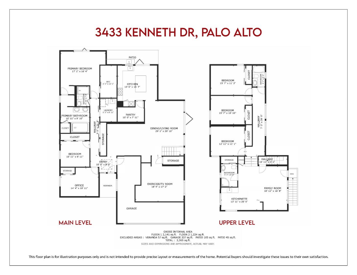 Detail Gallery Image 77 of 93 For 3433 Kenneth Dr, Palo Alto,  CA 94303 - 6 Beds | 4 Baths