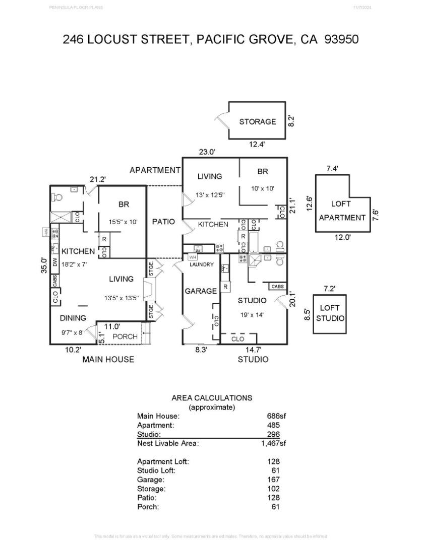 Detail Gallery Image 60 of 60 For 246 Locust St, Pacific Grove,  CA 93950 - – Beds | – Baths