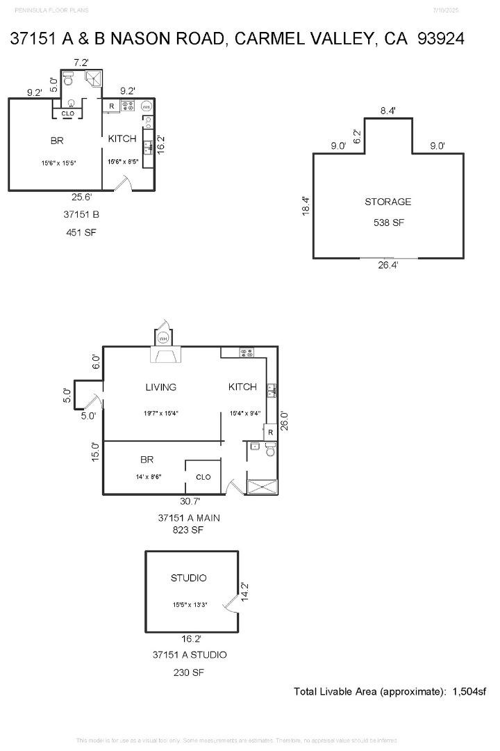 Detail Gallery Image 22 of 22 For 37151 Nason Road a & B, Carmel Valley,  CA 93924 - 2 Beds | 2 Baths