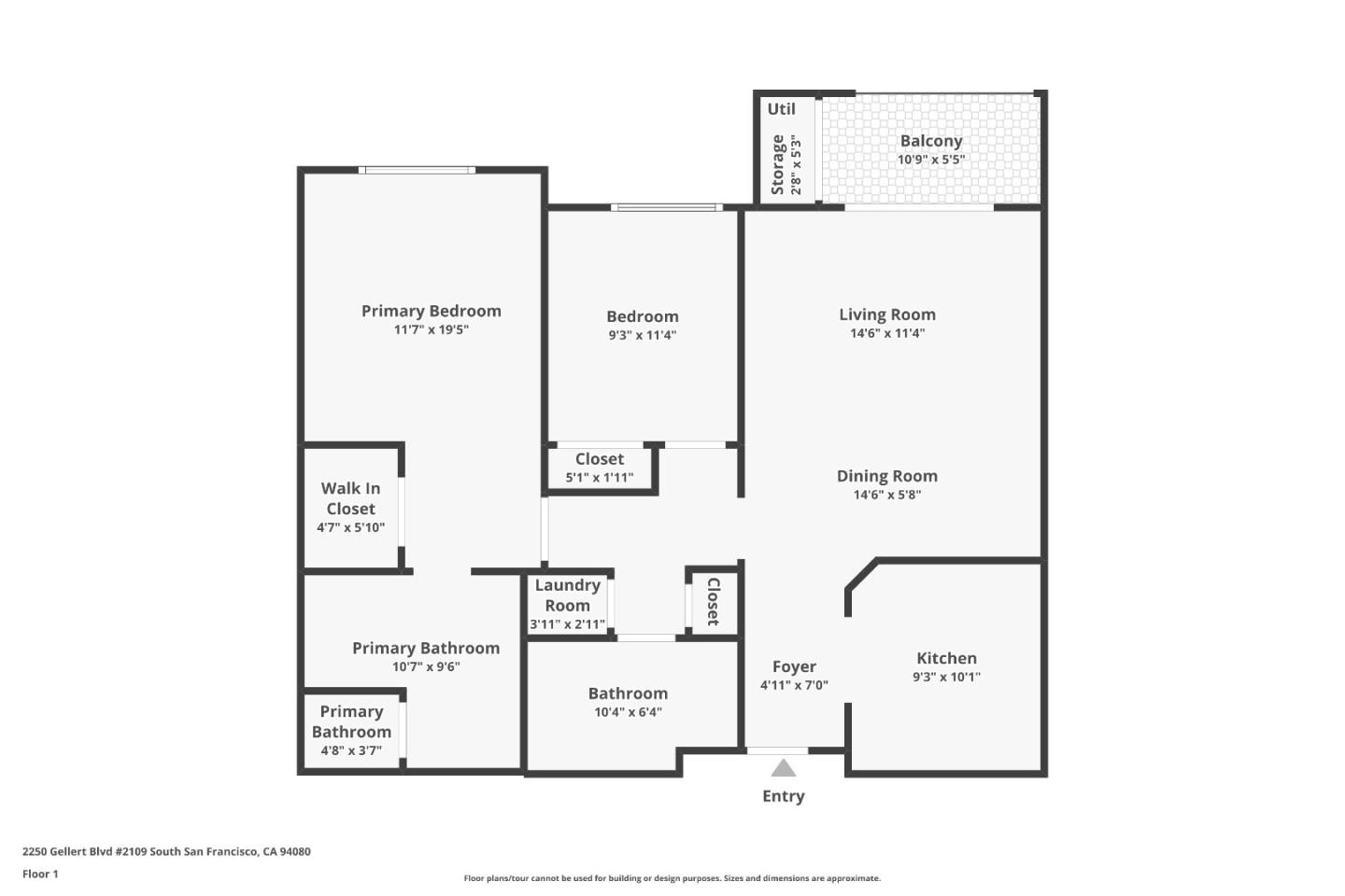 Detail Gallery Image 31 of 31 For 2250 Gellert Blvd #2109,  South San Francisco,  CA 94080 - 2 Beds | 2 Baths