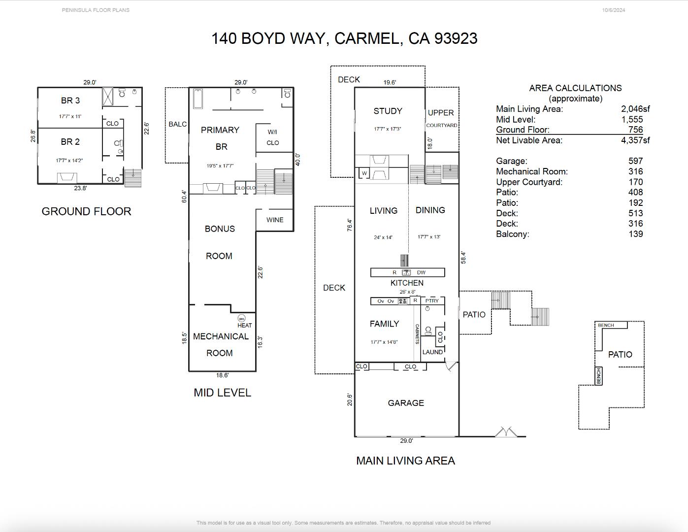 Detail Gallery Image 40 of 40 For 140 Boyd Way, Carmel,  CA 93923 - 3 Beds | 3/1 Baths