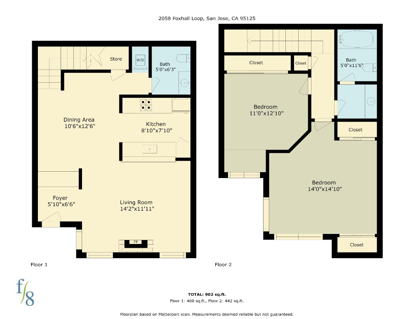 Detail Gallery Image 38 of 38 For 2058 Foxhall Loop, San Jose,  CA 95125 - 2 Beds | 1/1 Baths