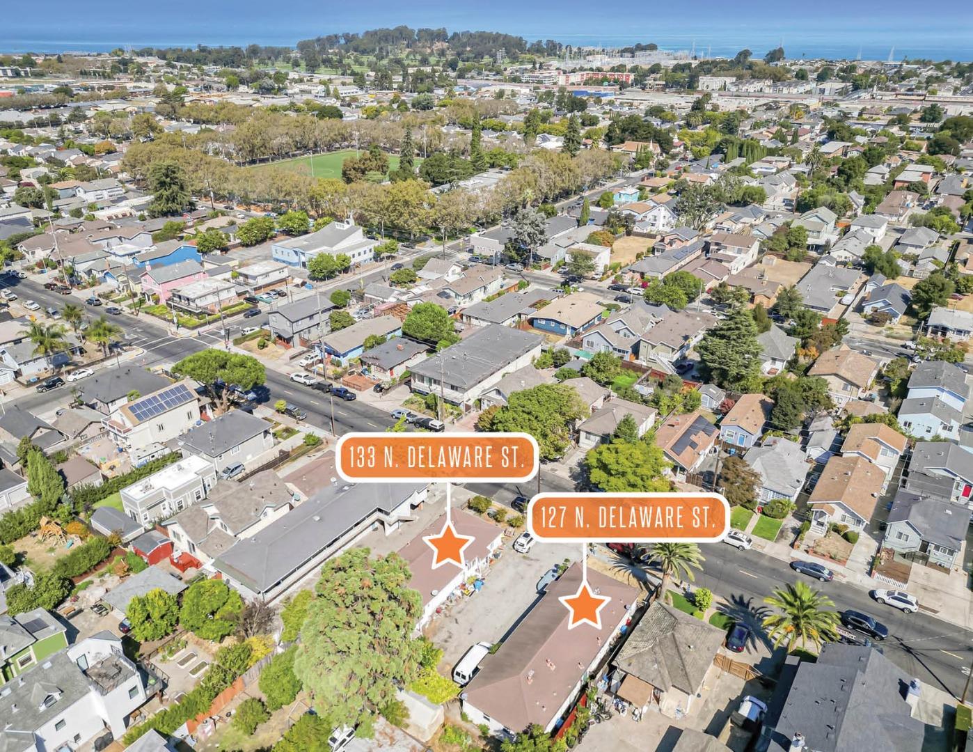 127 & 133 N Delaware Street, San Mateo, California 94401, ,Residential Income,For Sale,127 & 133 N Delaware Street,ML81987138