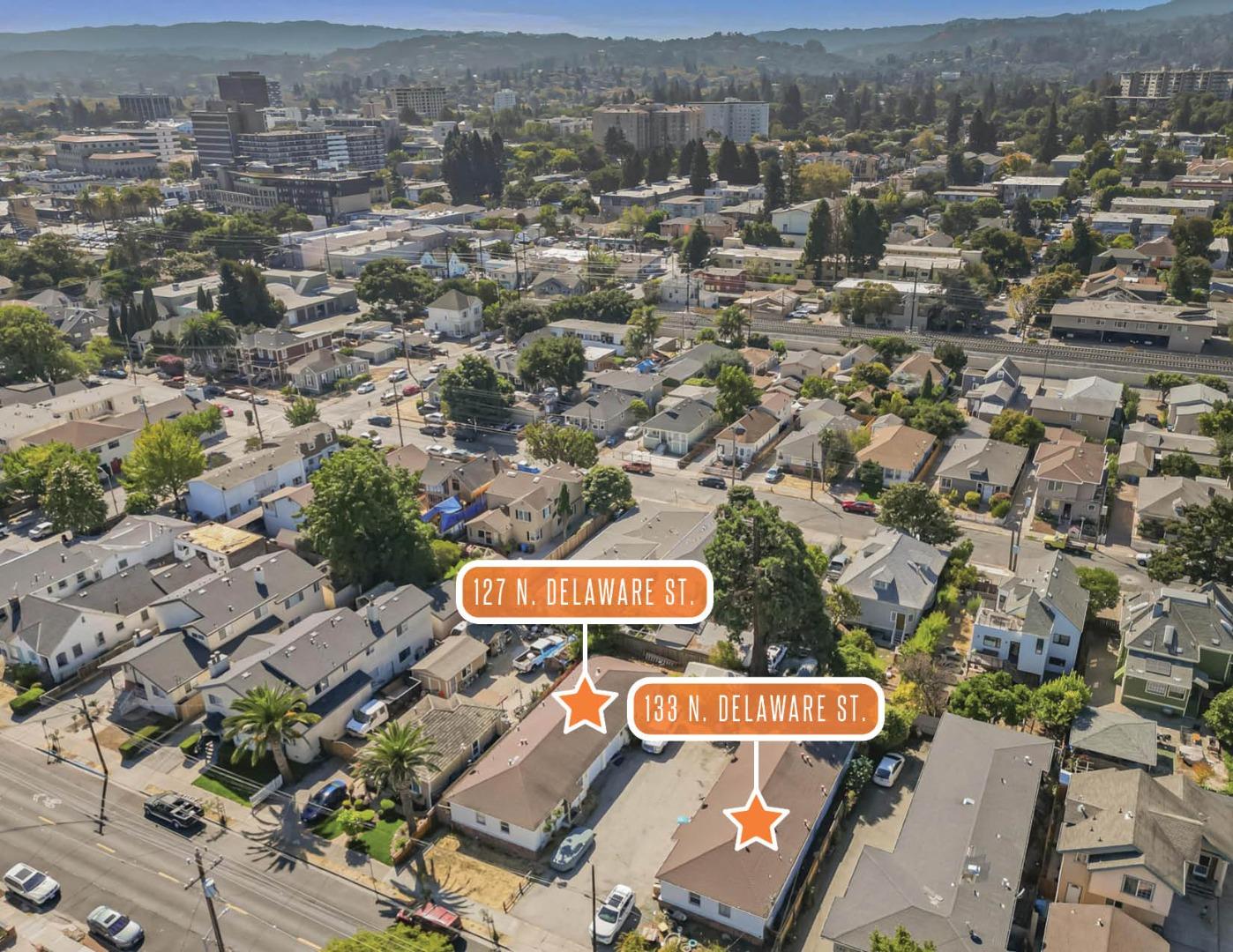 127 & 133 N Delaware Street, San Mateo, California 94401, ,Residential Income,For Sale,127 & 133 N Delaware Street,ML81987138