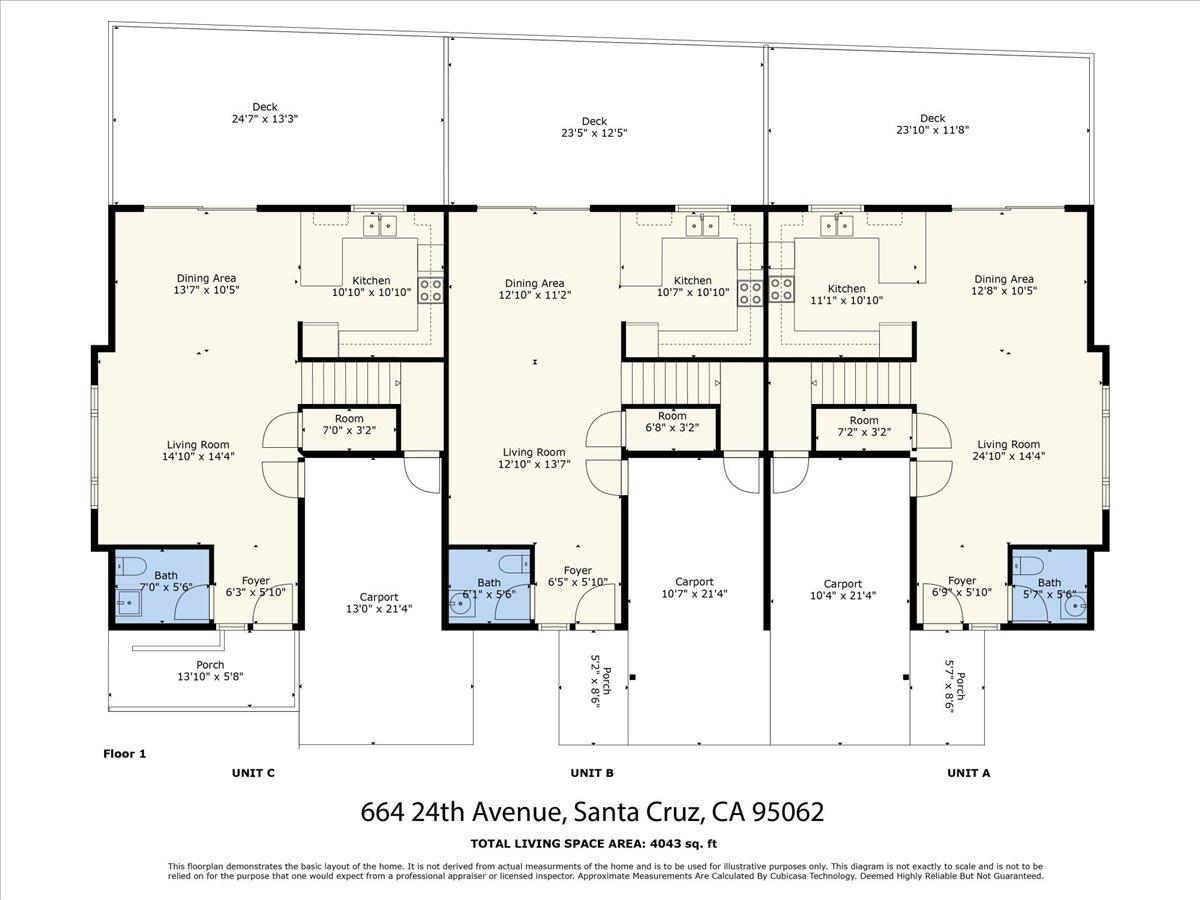 Detail Gallery Image 21 of 21 For 664 24th Ave, Santa Cruz,  CA 95062 - – Beds | – Baths