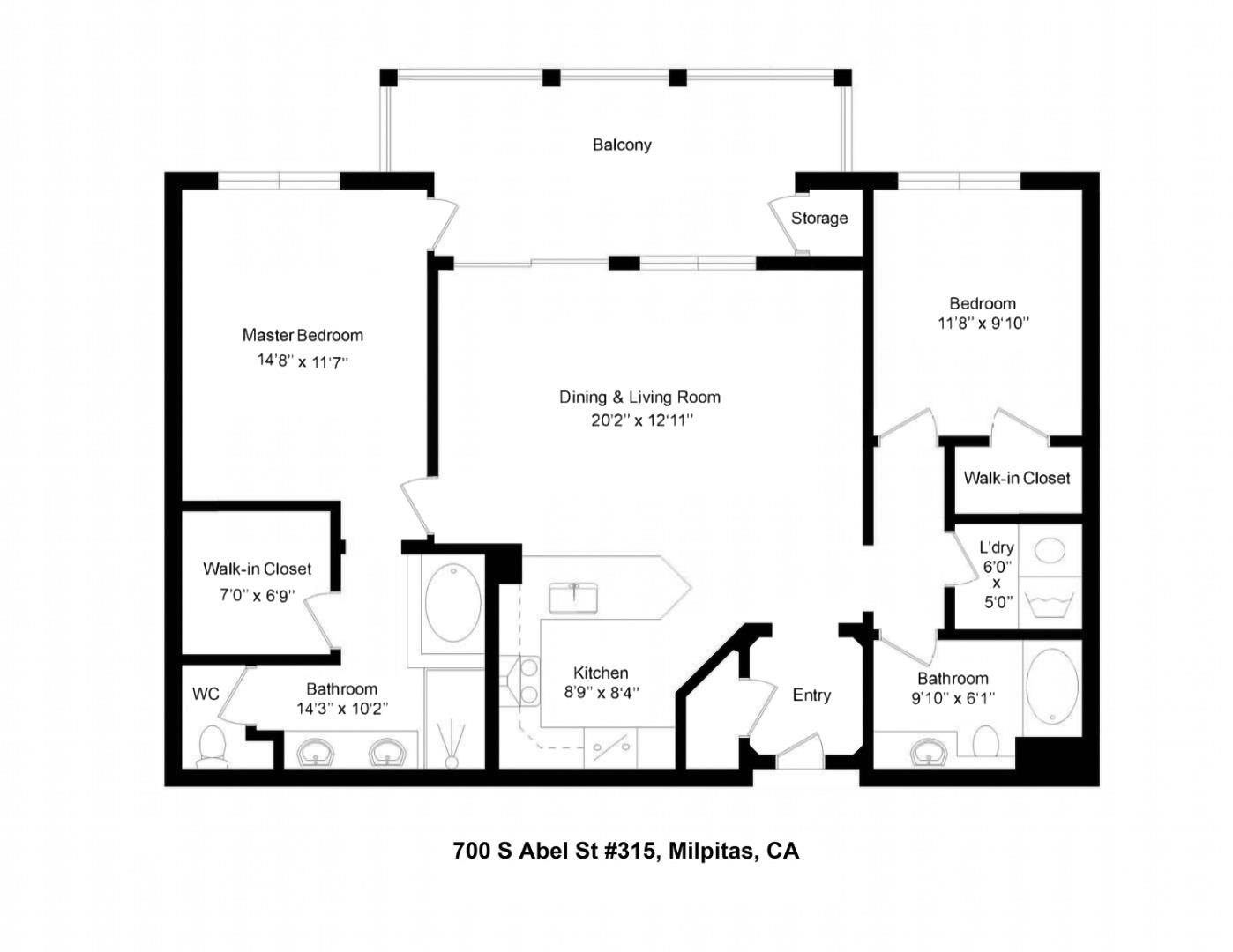 Detail Gallery Image 64 of 69 For 700 S Abel St #315,  Milpitas,  CA 95035 - 2 Beds | 2 Baths