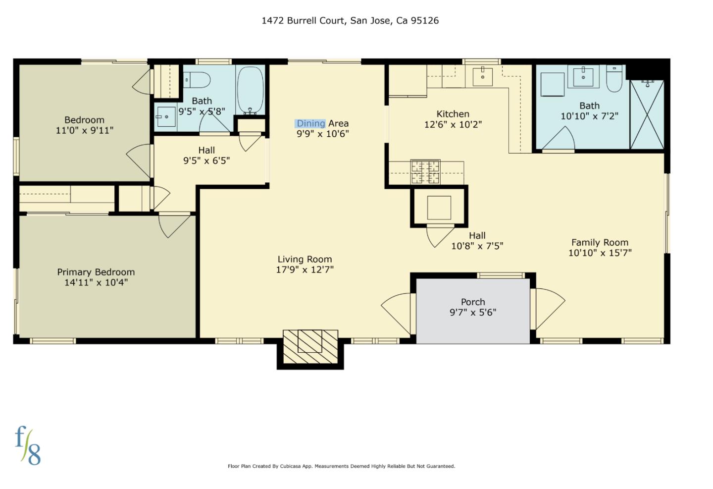 Detail Gallery Image 61 of 61 For 1472 Burrell Ct, San Jose,  CA 95126 - 2 Beds | 2 Baths