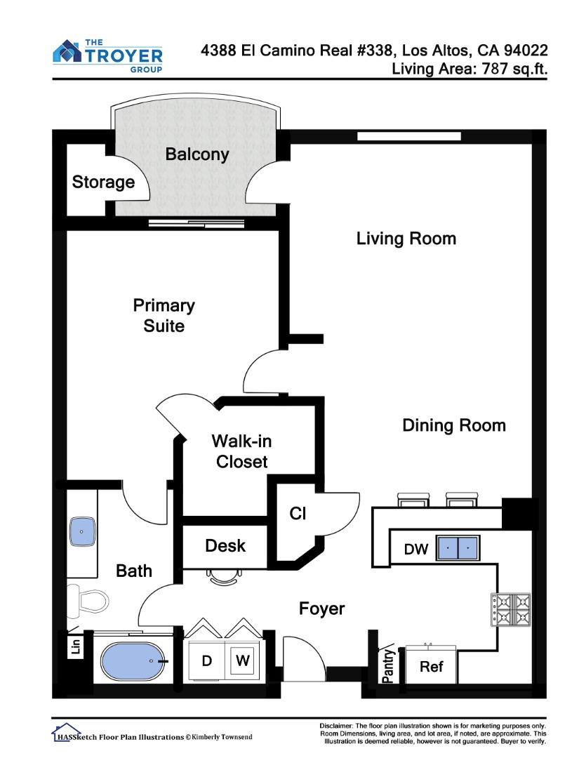 Detail Gallery Image 21 of 27 For 4388 El Camino Real #338,  Los Altos,  CA 94022 - 1 Beds | 1 Baths