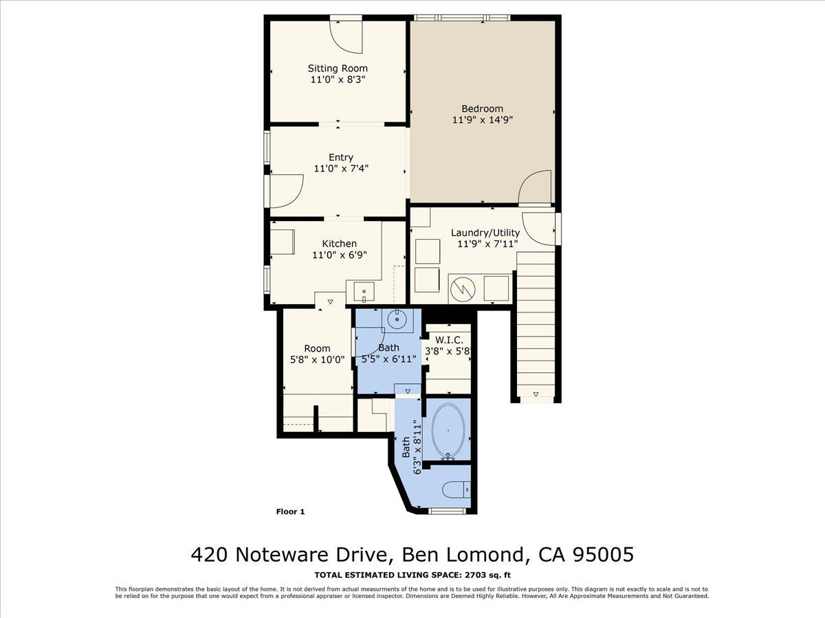 Detail Gallery Image 47 of 48 For 420 Noteware Dr, Ben Lomond,  CA 95005 - 3 Beds | 2 Baths