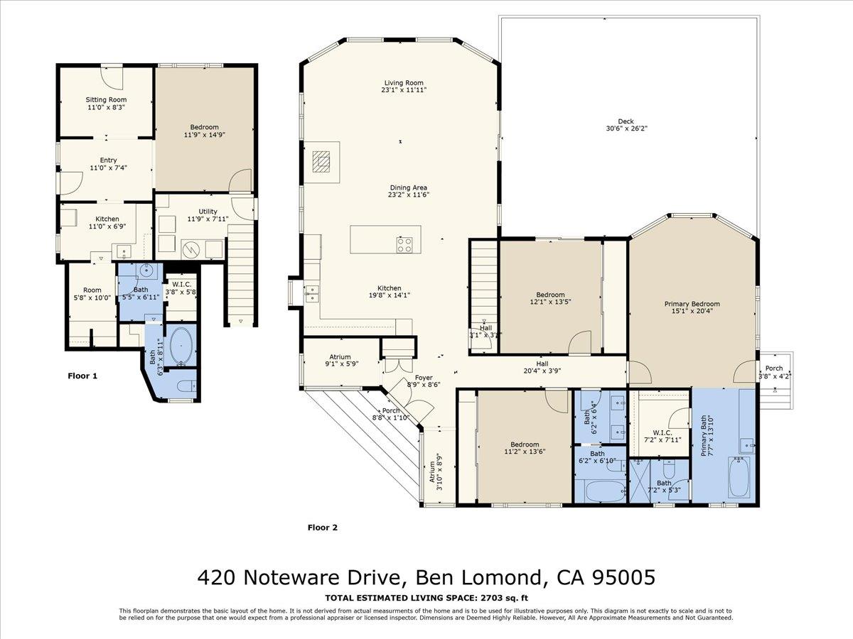 Detail Gallery Image 48 of 48 For 420 Noteware Dr, Ben Lomond,  CA 95005 - 3 Beds | 2 Baths