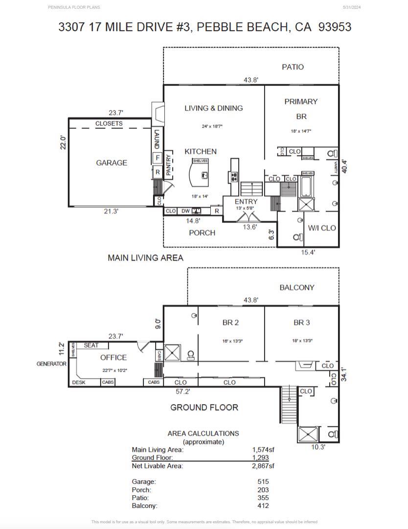 Detail Gallery Image 42 of 42 For 3307 17 Mile Drive #3,  Pebble Beach,  CA 93953 - 4 Beds | 3/1 Baths