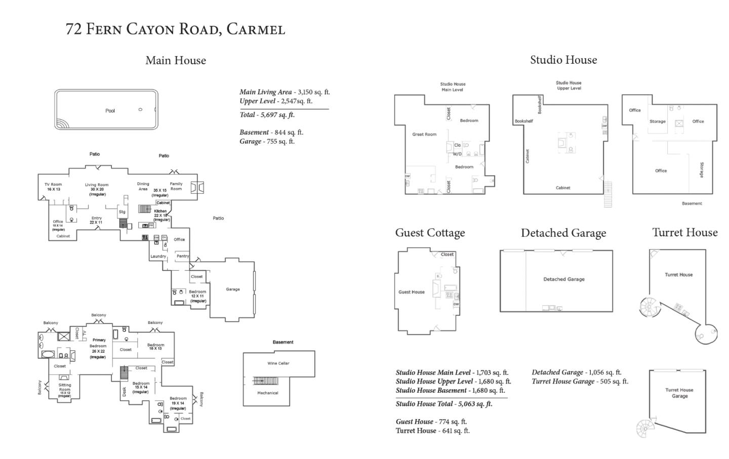 Detail Gallery Image 66 of 66 For 72 Fern Canyon Rd, Carmel,  CA 93923 - 9 Beds | 10/2 Baths