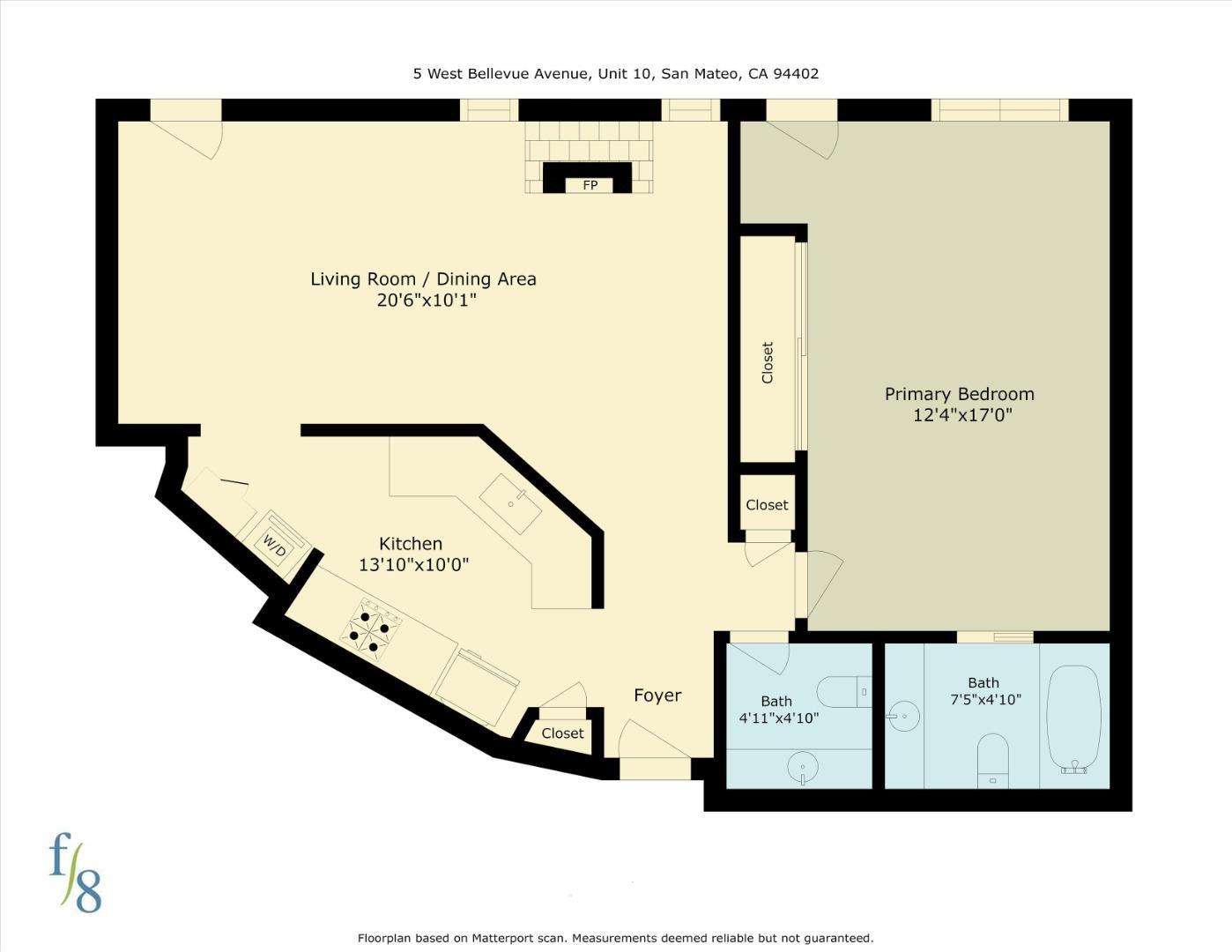 Detail Gallery Image 4 of 23 For 5 W Bellevue Ave #10,  San Mateo,  CA 94402 - 1 Beds | 1/1 Baths