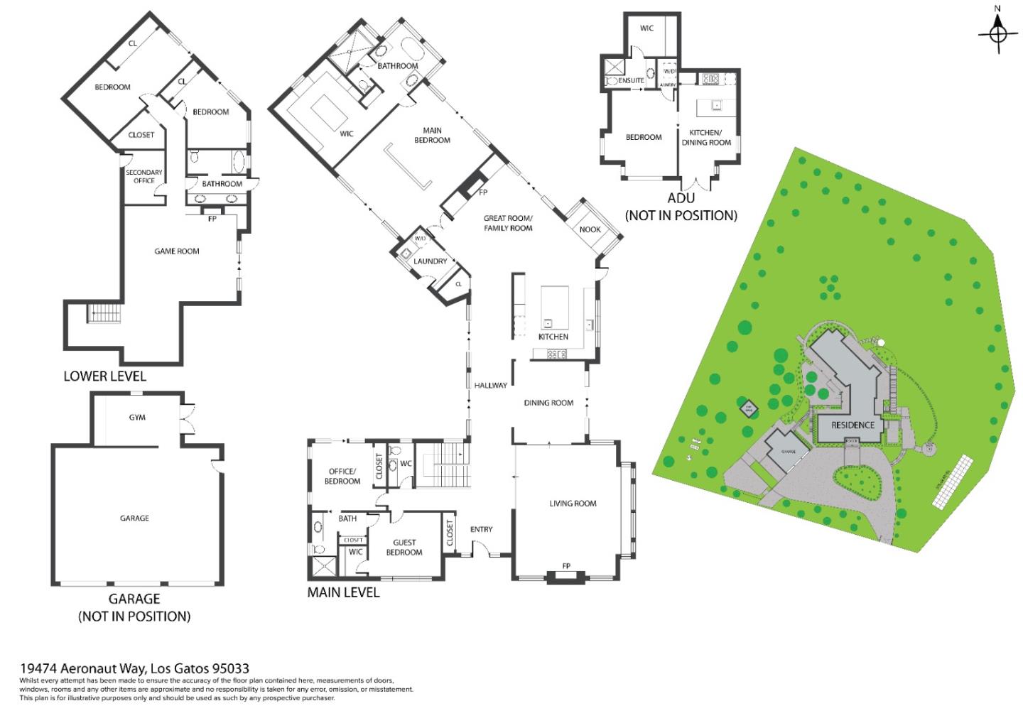 Detail Gallery Image 132 of 132 For 19474 Aeronaut Way, Los Gatos,  CA 95033 - 6 Beds | 4/1 Baths