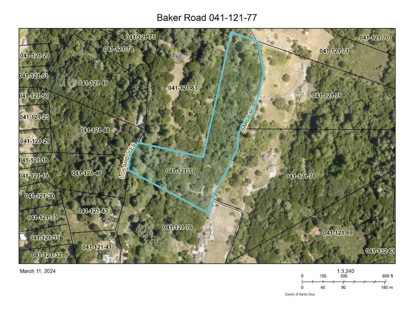 Detail Gallery Image 2 of 27 For 0 Baker Rd, Aptos,  CA 95003 - – Beds | – Baths