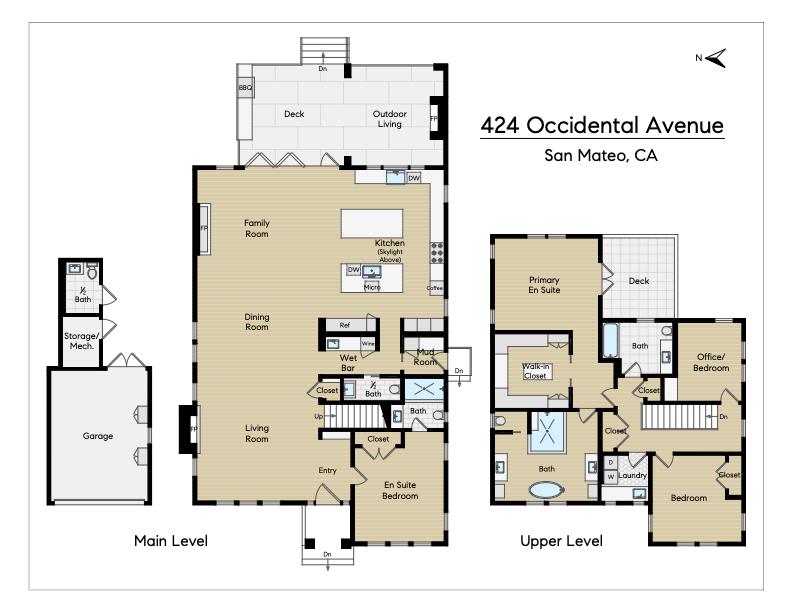 Detail Gallery Image 87 of 90 For 424 Occidental Ave, San Mateo,  CA 94402 - 4 Beds | 3/2 Baths