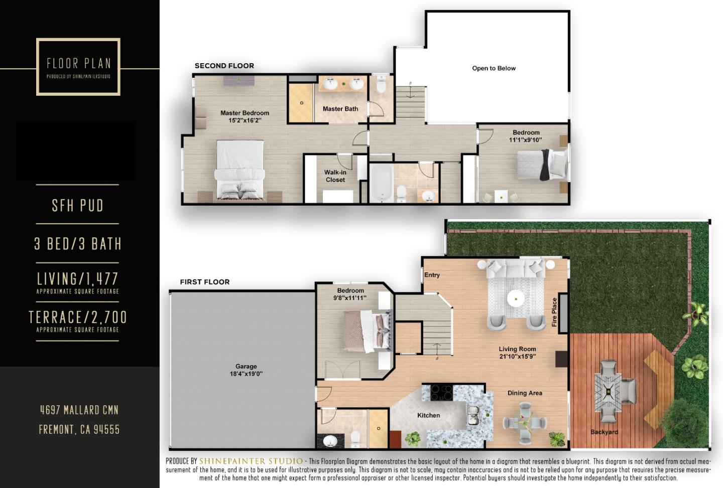 4697 Mallard Common, Fremont, California 94555, 3 Bedrooms Bedrooms, ,3 BathroomsBathrooms,Residential,For Sale,4697 Mallard Common,ML81996842