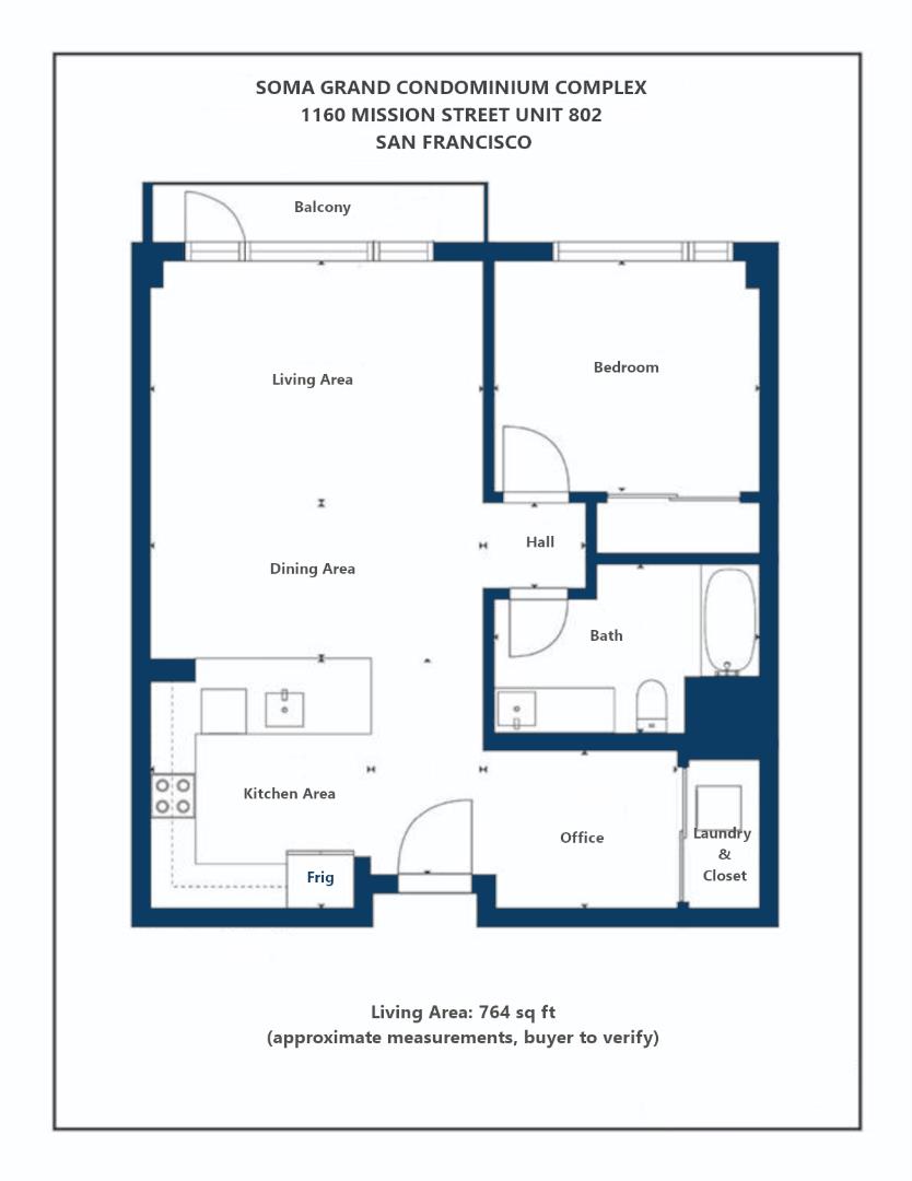 1160 Mission Street UNIT 802, San Francisco, CA, 94103