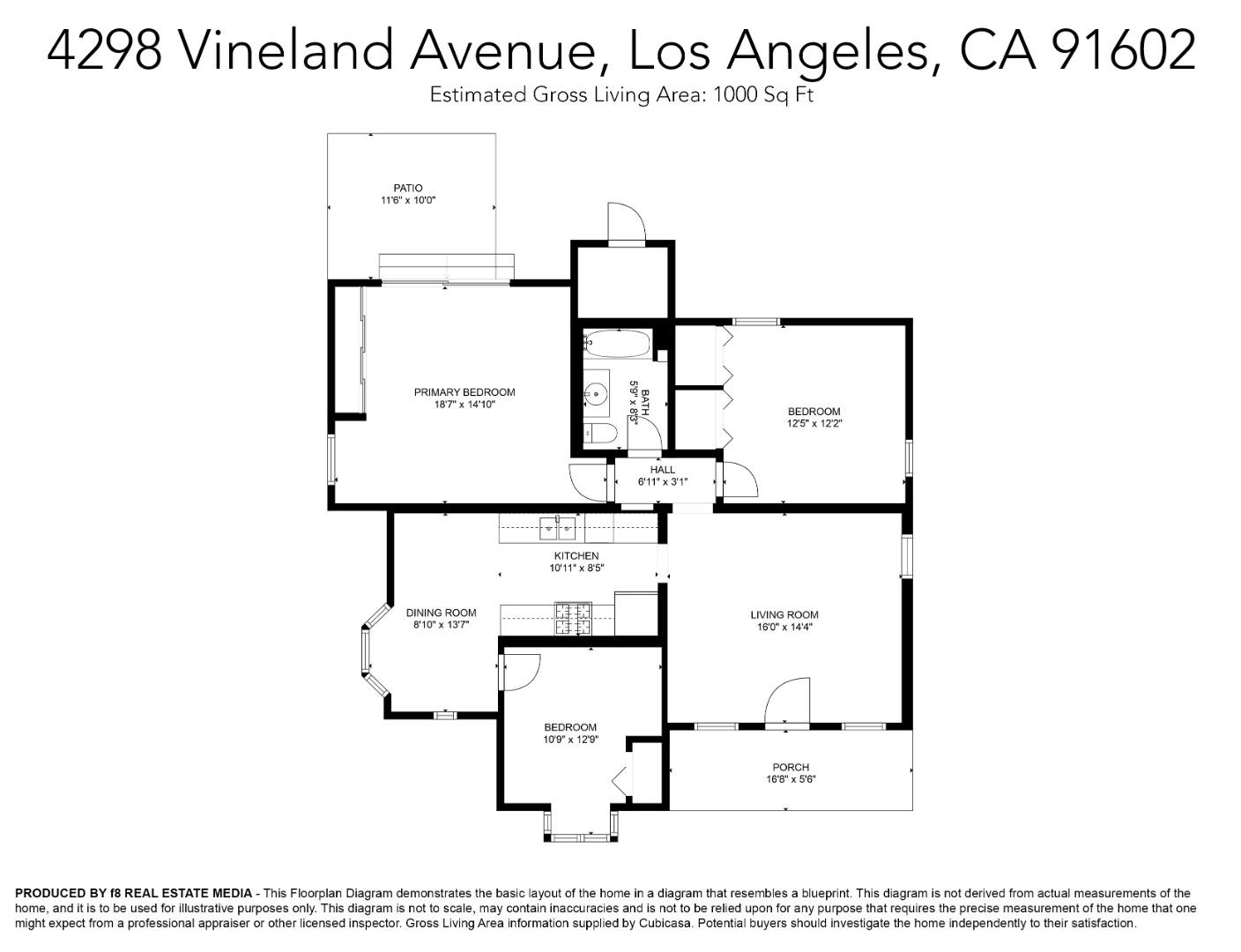 Detail Gallery Image 28 of 28 For 4298 Vineland Ave, North Hollywood,  CA 91602 - 3 Beds | 1 Baths
