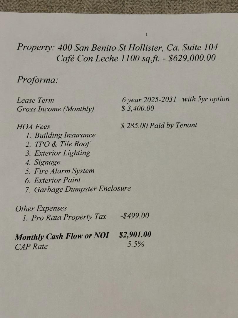 Detail Gallery Image 4 of 4 For 400 San Benito St #104,  Hollister,  CA 95023 - – Beds | – Baths