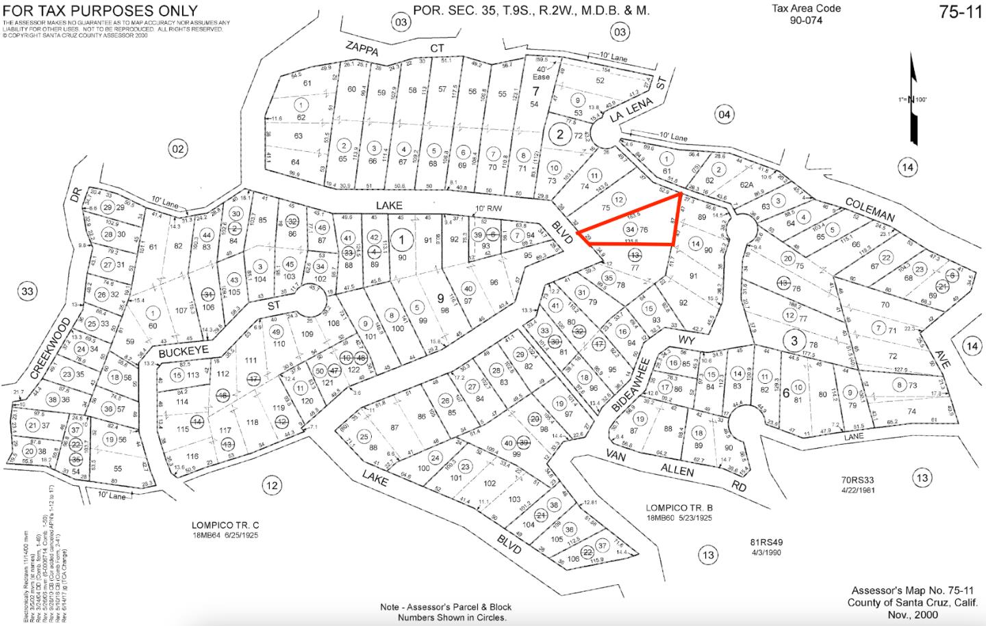 Detail Gallery Image 12 of 12 For Lot 34 Lake Blvd, Felton,  CA 95018 - – Beds | – Baths