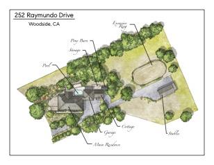 Detail Gallery Image 2 of 47 For 252 Raymundo Dr, Woodside,  CA 94062 - 4 Beds | 3 Baths