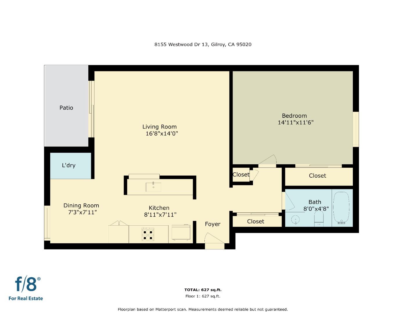 Detail Gallery Image 34 of 34 For 8155 Westwood Dr #13,  Gilroy,  CA 95020 - 1 Beds | 1 Baths