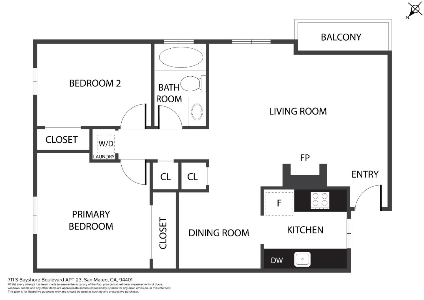 Detail Gallery Image 28 of 28 For 711 S Bayshore Blvd #23,  San Mateo,  CA 94401 - 2 Beds | 1 Baths