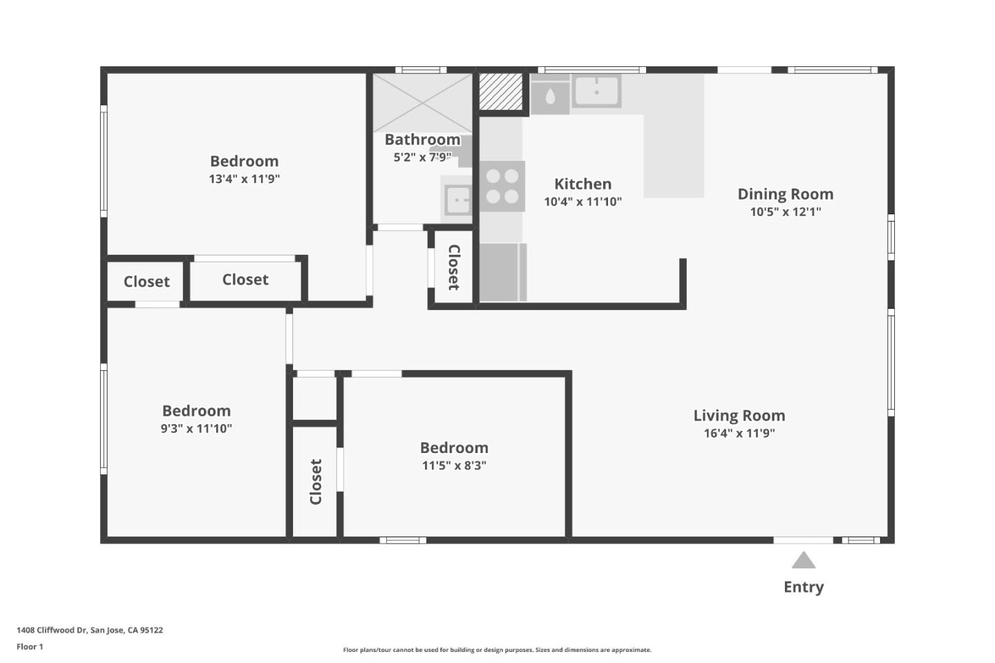 Detail Gallery Image 37 of 37 For 1408 Cliffwood Dr, San Jose,  CA 95122 - 3 Beds | 1 Baths