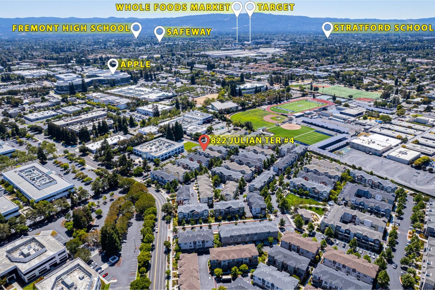 Detail Gallery Image 33 of 37 For 822 Julian Ter #4,  Sunnyvale,  CA 94085 - 3 Beds | 2/2 Baths