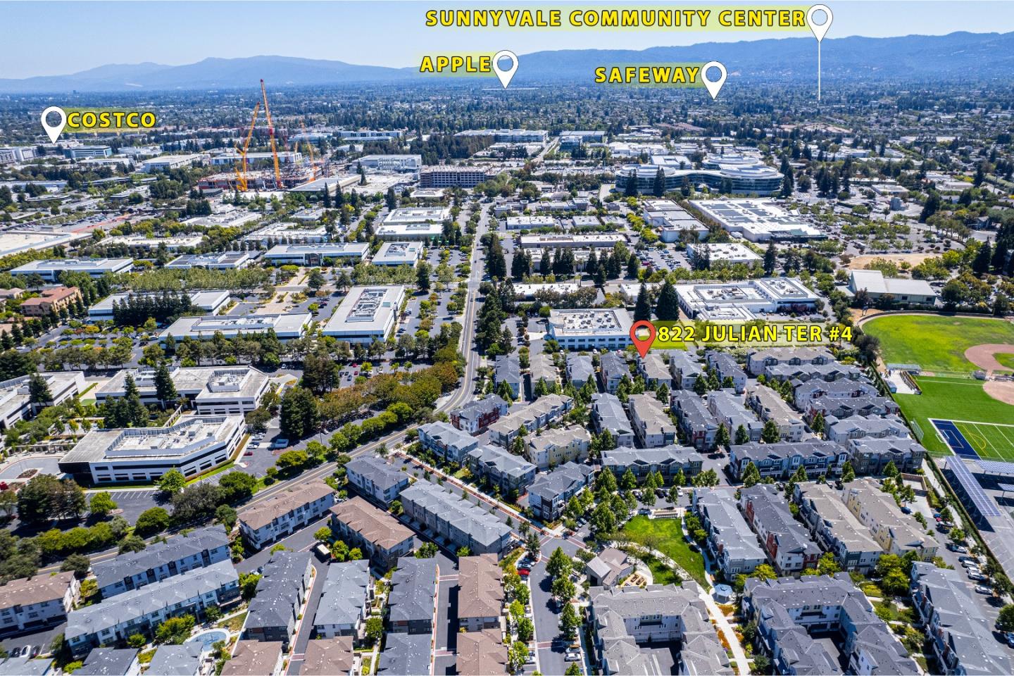 Detail Gallery Image 34 of 37 For 822 Julian Ter #4,  Sunnyvale,  CA 94085 - 3 Beds | 2/2 Baths