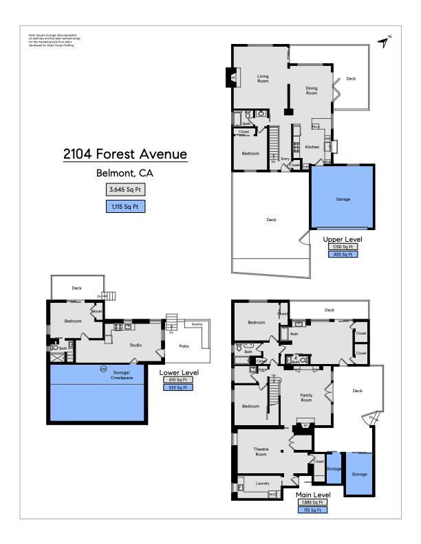 Detail Gallery Image 37 of 40 For 2104 Forest Ave, Belmont,  CA 94002 - 5 Beds | 4 Baths