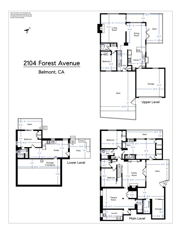 Detail Gallery Image 39 of 40 For 2104 Forest Ave, Belmont,  CA 94002 - 5 Beds | 4 Baths