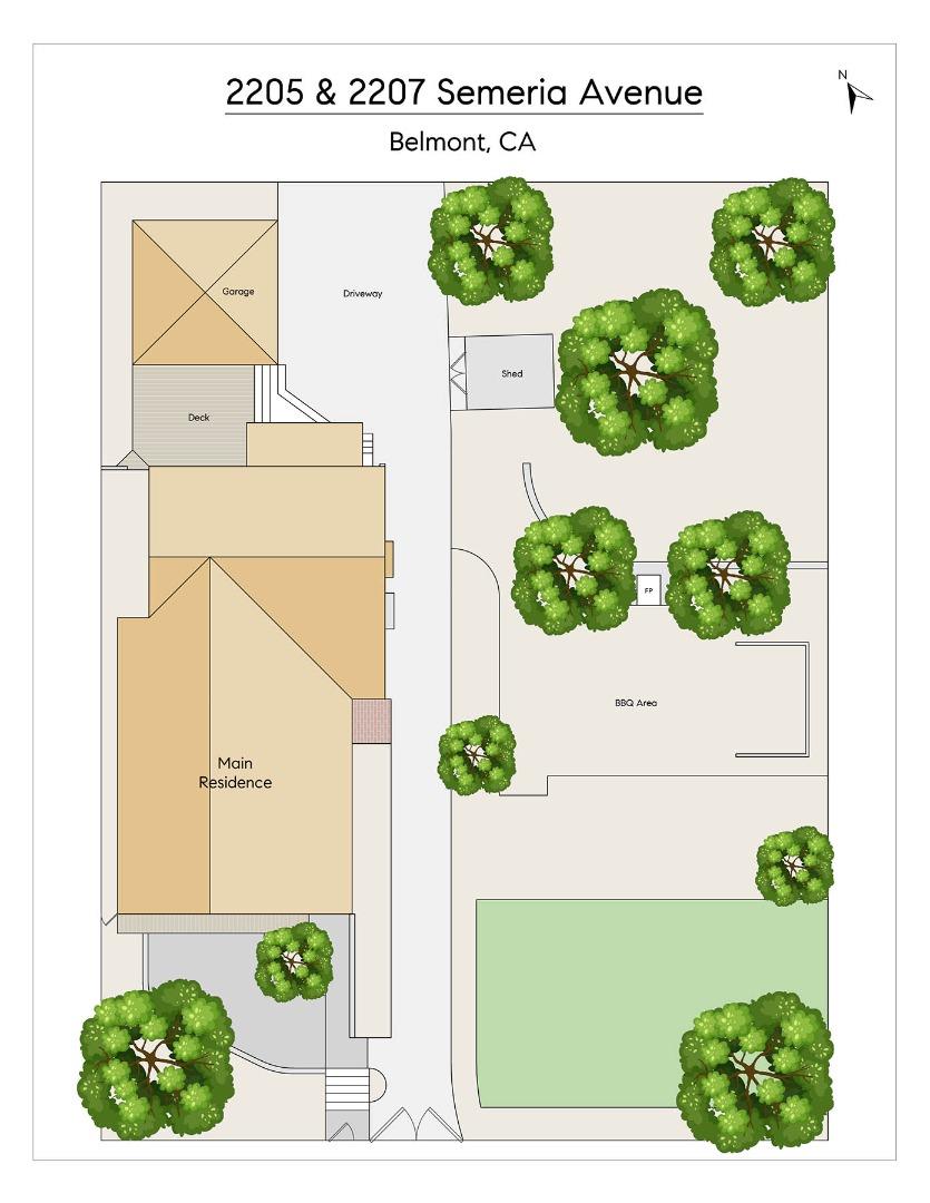 Detail Gallery Image 53 of 53 For 2205 &2207 Semeria Ave, Belmont,  CA 94002 - 4 Beds | 2/1 Baths
